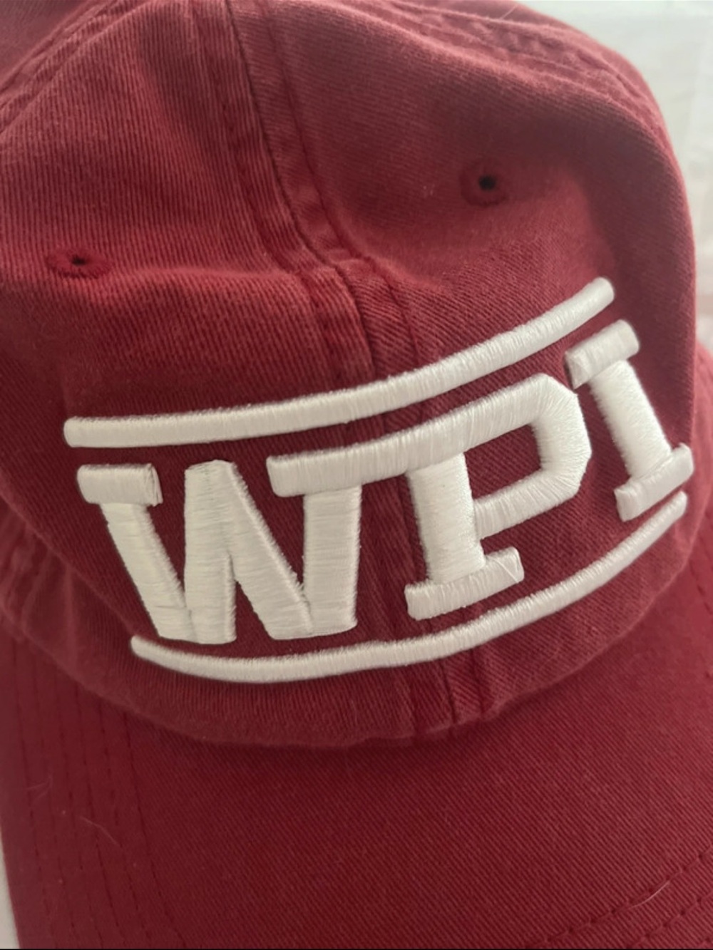 Legacy WPI Embroidered Maroon Cap - Picture 3 of 4